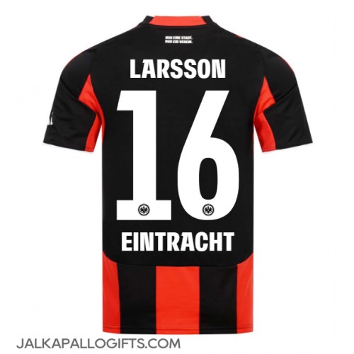 Eintracht Frankfurt Hugo Larsson #16 Kotipaita 2025-26 Lyhythihainen